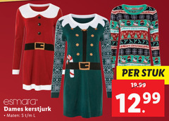  esmara dames kerstjurk maten l christmas stuk 