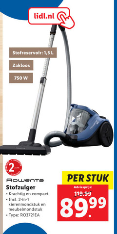  1 2 750 lidl.nl stofreservoir 5 l zakloos amour stofzuiger compact kierenmondstuk meubelmondstuk stuk 