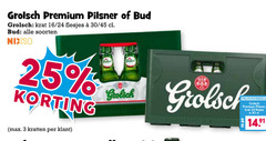  bud grolsch krat bier 3 24 25 30 premium pilsner 16 45 soorten nix18 kratten 