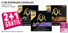  douwe egberts l or koffiecups 1 2 3 10 20 2020 espresso capsules doosje stuks aluminium combineren nespresso apparaten go coffee mcafee profondo estremo ground cafe doosjes lungo 