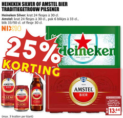  amstel heineken silver blikjes bier krat 3 6 24 25 30 33 1870 traditiegetrouw pilsener pak blik 50 flesje nix18 refreshing brouwer kratten 