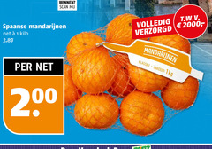  mandarijnen 1 200 winnen scan spaanse kilo t.w.v. 2000 klasse inhoud 1kg 