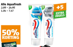  3 50 aquafresh freshmint controle december bescherming 5 zegels 