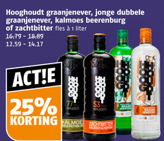  1 25 hooghoudt graanjenever jonge dubbele kalmoes beerenburg zachtbitter fles liter kruiden graan jenever 