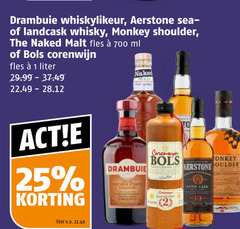  1 25 700 drambuie whiskylikeur sea whisky monkey shoulder naked malt fles ml bols corenwijn liter to donkey land care v.a. 