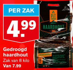  8 zak gedroogd haardhout kilo pit home 8kg 