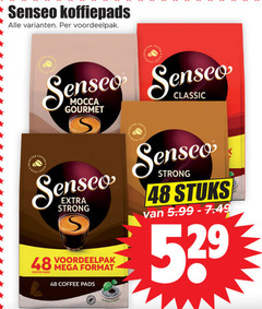  douwe egberts senseo koffiepads 48 coffee taste gourmet classic strong pads mega format rally good stuks 5.99 