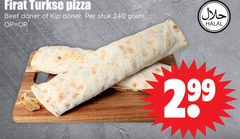  240 turkse pizza beef kip stuk halal 