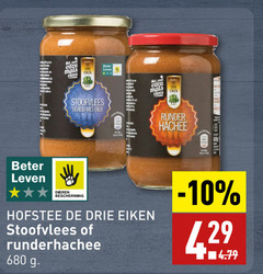  beter leven drie vlees eiken stoofvlees bereid bier www runder hachee 100g dieren bescherming runderhachee 