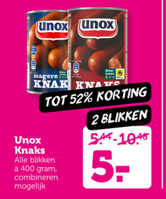  2 400 unox beter leven knaks blikken combineren 