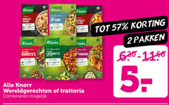  2 5 knorr trattoria kipfilet romana jonge belofte wereldgerechten mexicaanse thaise kip siam italiaanse lasagnette napoletana toscana tandoori combineren pakken 