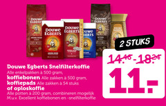  douwe egberts koffiebonen koffiepads oploskoffie koffie 2 5 7 200 500 aroma rood bonen rond snelfilterkoffie enkelpakken zakken stuks potten combineren excellent 