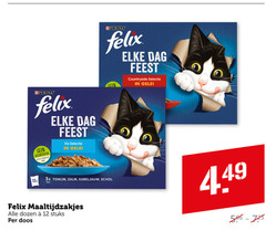  felix kattenvoer 12 purina kleurstoffen dezelfde dag feest vis gelei 12x 3x tonijn zalm kabeljauw schol maaltijdzakjes dozen stuks doos 