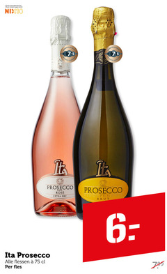  prosecco 18 25 jaar legitimatie alcohol nix18 hamersma rosee dry it brut flessen fles 