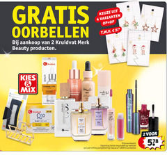  2 4 10 26 30 35 300 oorbellen kruidvat merk beauty t.w.v. 5 99 mix serum vitamin blom skin tanning stay with make q10 daycream coenzym wood eau parfum white lily cleansing lotion oog up remover lifting mascara 