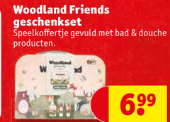  woodland friends geschenkset gevuld bad douche 