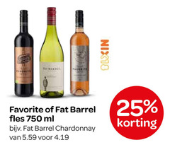  witte wijn rode 25 750 favorite nix18 barrel fles ml chardonnay 