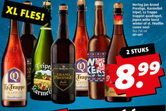  hertog jan la trappe speciaalbieren 2 750 xl fles grand prestige karmeliet tripel trappen trappist quadrupel witte kerst winter cuvee noel ml trap stuks 