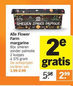  flower farm margarine 2 100 power smeren palmolive kuipjes varieeren 