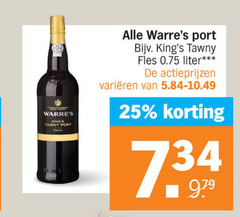  port 25 tawny fles liter varieeren 