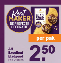  2 50 kerst excellent blad goud decoratie bladgoud pak stuks 