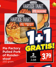  1 2 250 le factory hartige taart pie pulled runder stoof piel stuks 