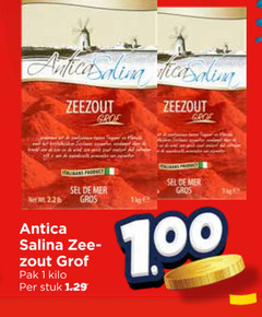  1 antica salina zeezout grof lans sel gros zee zout pak kilo stuk 