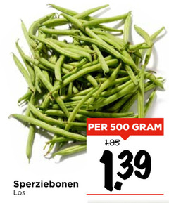  sperziebonen 500 