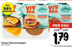  vivera vegetarisch 17 300 proteine plantaardige burger good chicken schnitzel vleesvervangers soorten morelife pak grootverpakking 