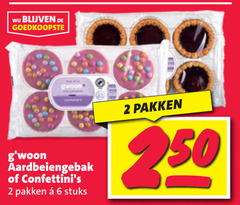  2 6 gwoon aardbeiengebak pakken stuks 