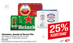  heineken amstel peroni blikjes bier speciaalbieren 6 25 33 69 1870 bieren orig pack tradities pilsener pils kratten stuk nastro azzurro italiana originale qualita 