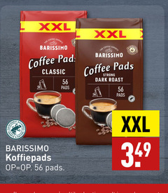  barissimo koffiepads people nature xxl coffee experts pad classic pads strong dark roast 