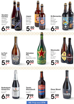  omer lefort speciaalbieren 12 950 gouden carolus christmas fles imperial dark car chris 11 le cuvee keizer nel witte kerst north happy open st. bernardus fort tripel 5.99 heineken pils magnumfles 1 5 liter westmalle dubbel malt trappist rodenbach grand cru r belgian sour texels stormbock speciaalbier blond traditional 