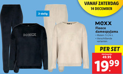  2 14 delig zaterdag december mexx fleece damespyjama maten l 