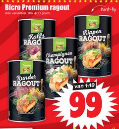  99 400 bicro premium ragout blik bouillon zonnebloem verse tuinkruiden runder champignon kerst tip kippen 