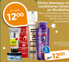  3 50 200 400 loreal core color fox elvive elnett shampoo conditioner studioline bond repair gloss ml multipakken pur purple zilver care 25 