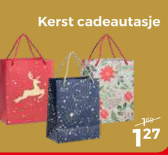  kerst cadeautasje 