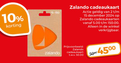  2 10 15 5000 zalando cadeaukaart december cadeaukaarten t.w.v. 