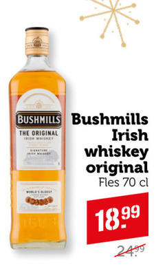  bushmills original irish whiskey fles 