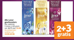  lenor wasverzachter 2 3 5 stop schudden emballage carton kartonnen www zeebries stuks varieeren collection parfum linge perles geurbooster jasmin rose 