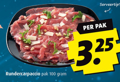  carpaccio 100 serveertip rundercarpaccio pak 