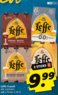  leffe speciaalbieren 2 6 10 30 no. anno 6x nix18 with effe brune bruin blonde blond vie save pack pak stuks 