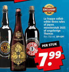  la trappe speciaalbieren 750 pastry wafel camp three rules infused bon trappen editie meesterstuk ongelovige thomas fles ml stuk 