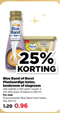  3 15 25 100 250 blue band gebruiken kookroom vet becel hart plantaardig alternatief roomboter omega plantaardige boter slagroom wikkels bekers ml stuk koken fles 