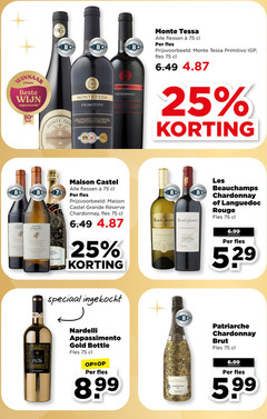  rode wijn witte rose 10 25 96 8 supermarkt keer monte dood hamersma tessa primitivo it la solis fa vino mena negroamaro flessen fles maison cast cabernet sa grande re castel stel chardonnay reserve blanche beauchamps les languedoc rouge vignobles ingekocht dog appassimento gold bottle brut 