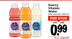  sourcy fruitdrank 500 vitamin water soorten ml stuk gekoeld source 