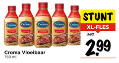  croma olie en vetten 750 vloeibaar ml xl fles 