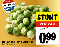  spruitjes 500 hollandse boeren fijne spruiten zak 99 