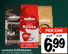  lavazza koffiebonen 10 500 espresso zak qualita italian rossa coffee means soorten zakken 100g 6 99 