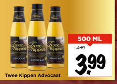  advocaat 500 live twee kippen ml 3.99 